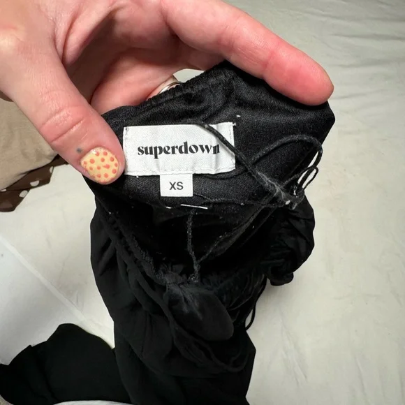 Superdown Natasha Black Backless Halter Dress - Picture 4 of 4